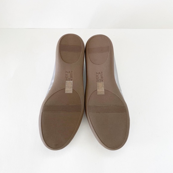BNIB Naturalizer Fabiola Leather Round Toe Flats Silver Frost 7.5 - Picture 9 of 14